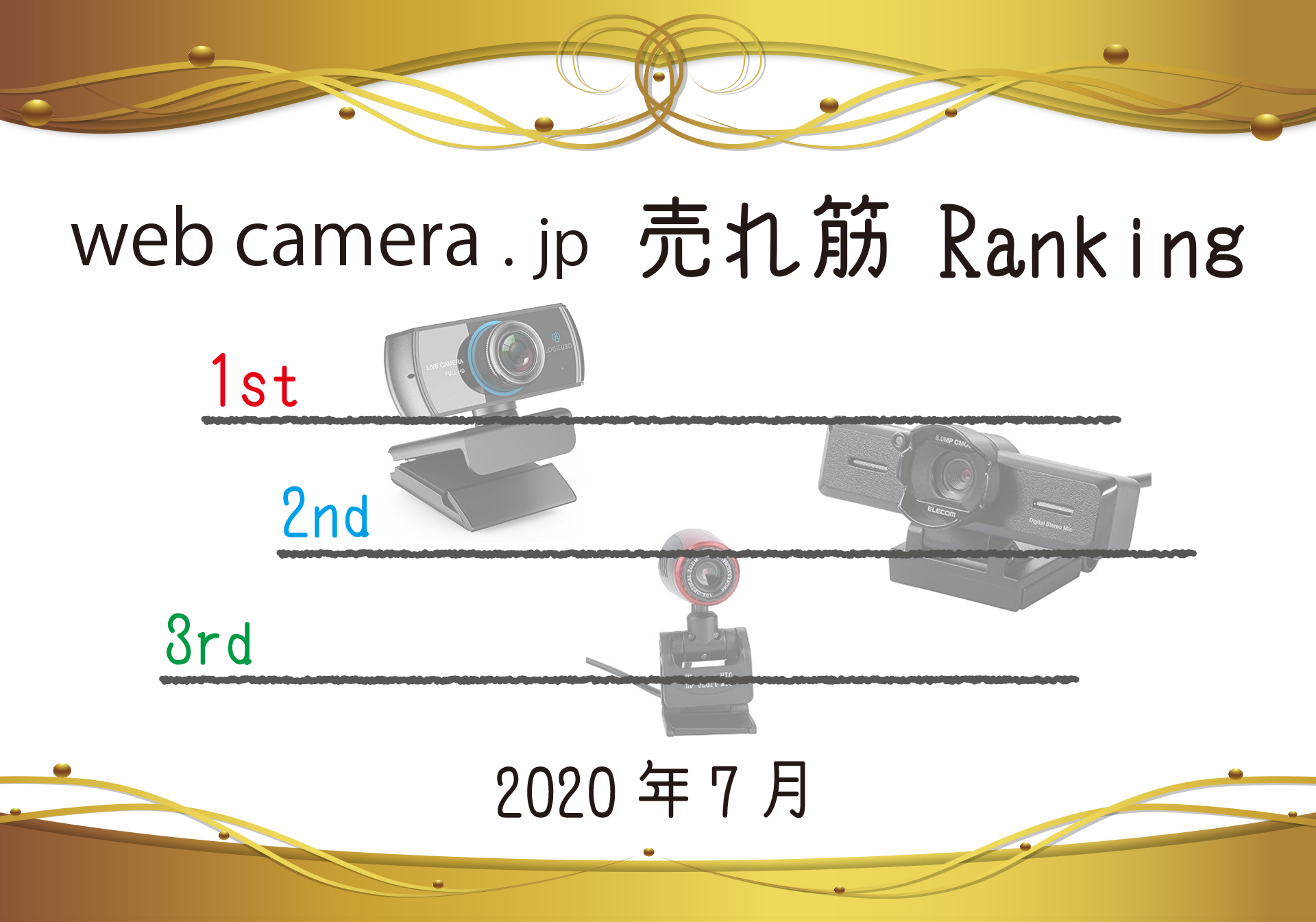 【2020年7月】Webカメラ 人気売れ筋ランキング